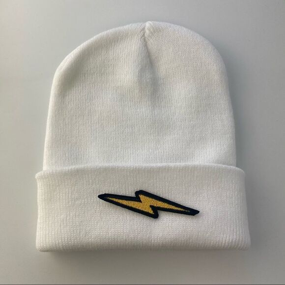 2/$30 WHITE Unisex Beanie OS - Picture 2 of 3